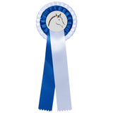Double Award Ribbon Rosette for Horse