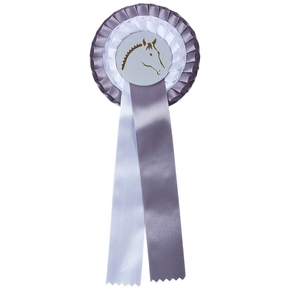 Double Award Ribbon Rosette for Horse