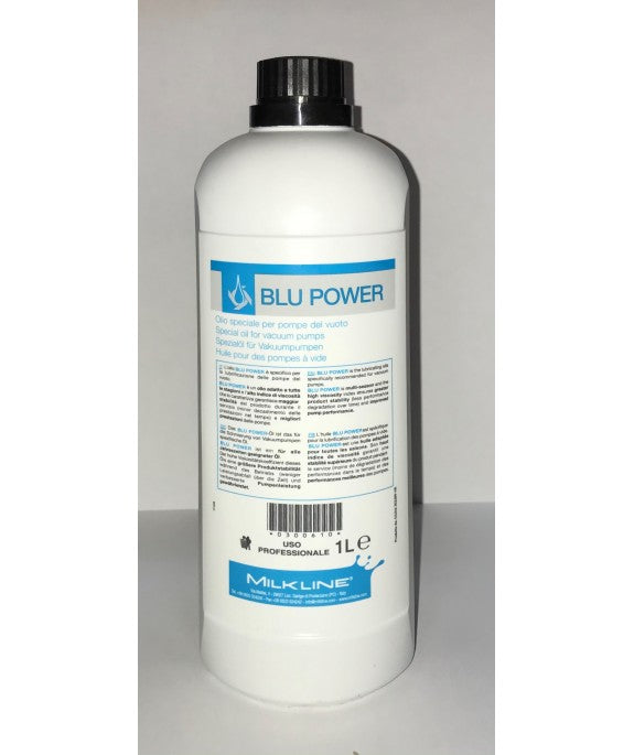 SCHMIERÖL FÜR MELKMASCHINEN - BLUE POWER PUMP OIL 5 Lt und 1Lt.