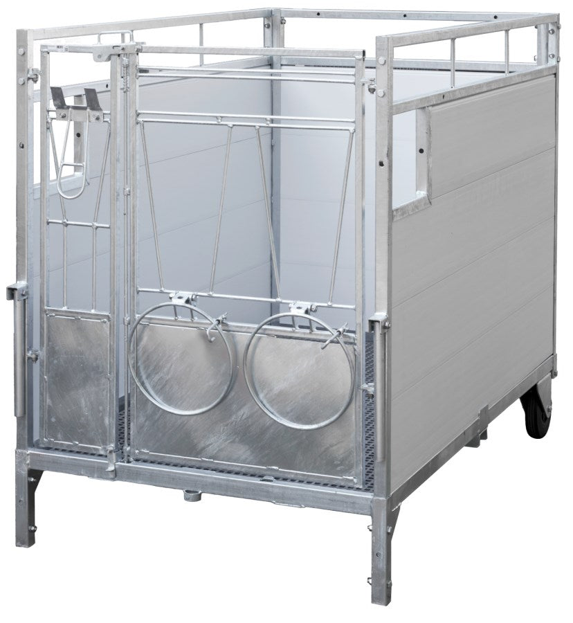 Box per vitelli grande premium con fondo orientabile resistente