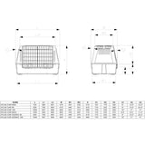 ATLAS CAR Trasportino per cani per viaggio in auto