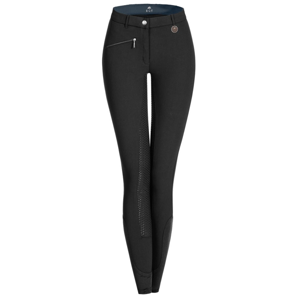 Pantaloni Equitazione Bambini Micro Sport Pro Silicone Grip - Nero