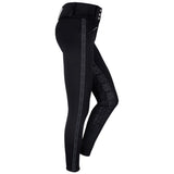 Midseason Reithose Elisa High Waist Silikon Komfort Fit - schwarz