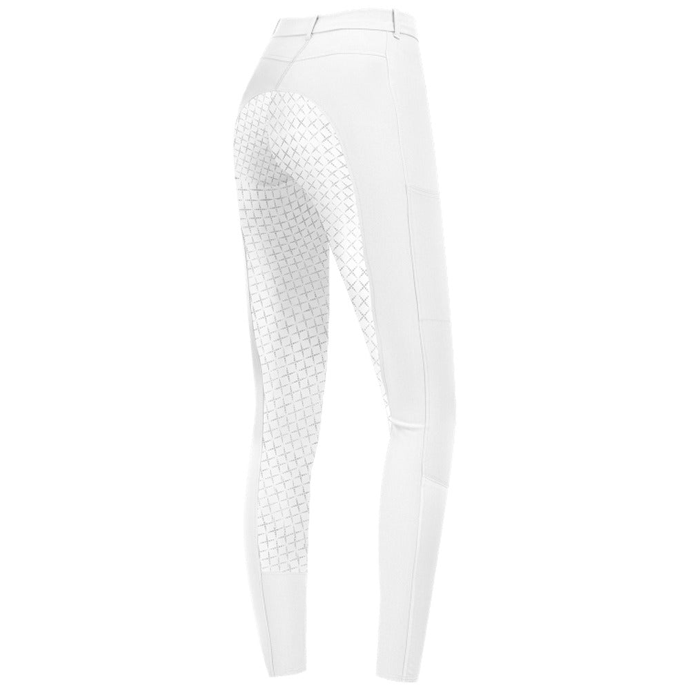 Damen Reithose Micro Sport Silikon Grip Komfort Stretch