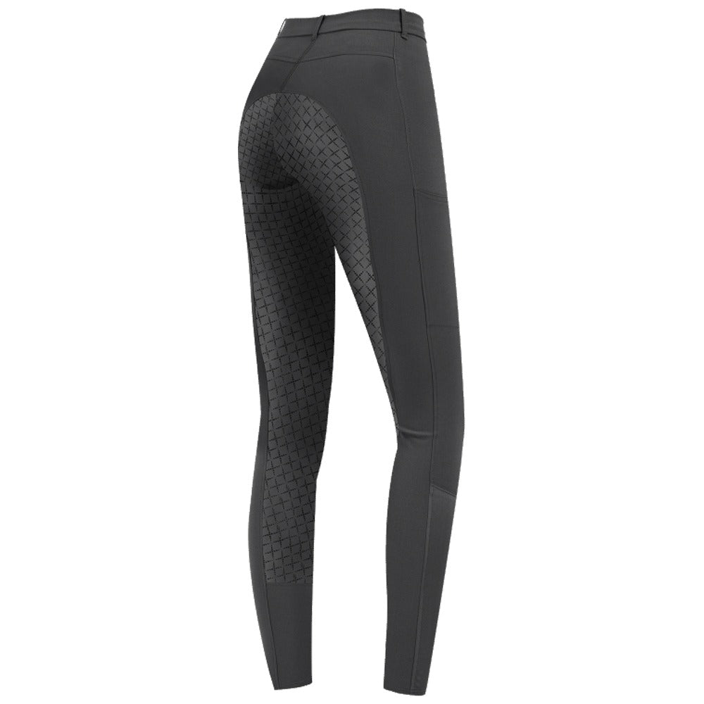 Damen Reithose Micro Sport Silikon Grip Komfort Stretch