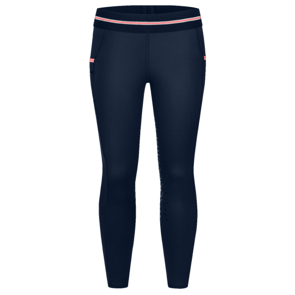 Leggings da Equitazione Termici Bambina Lucky Leni con Glitter e Silicone