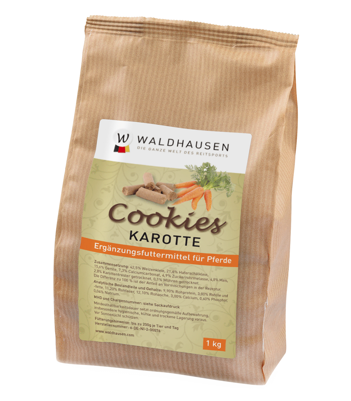 Cookies für Pferde Karotte, Apfel, Banane - Nahrungsergänzung und Pflege