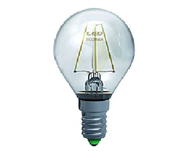 Ecoman 0030 LED Glühfaden Ball 4W E14 warm-weiß