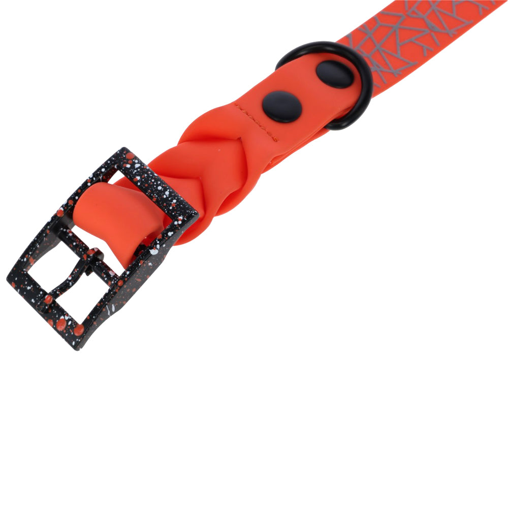 Collare per Cani Puno – Extra Resistente con Stampa Riflettente e Chiusura in Acciaio