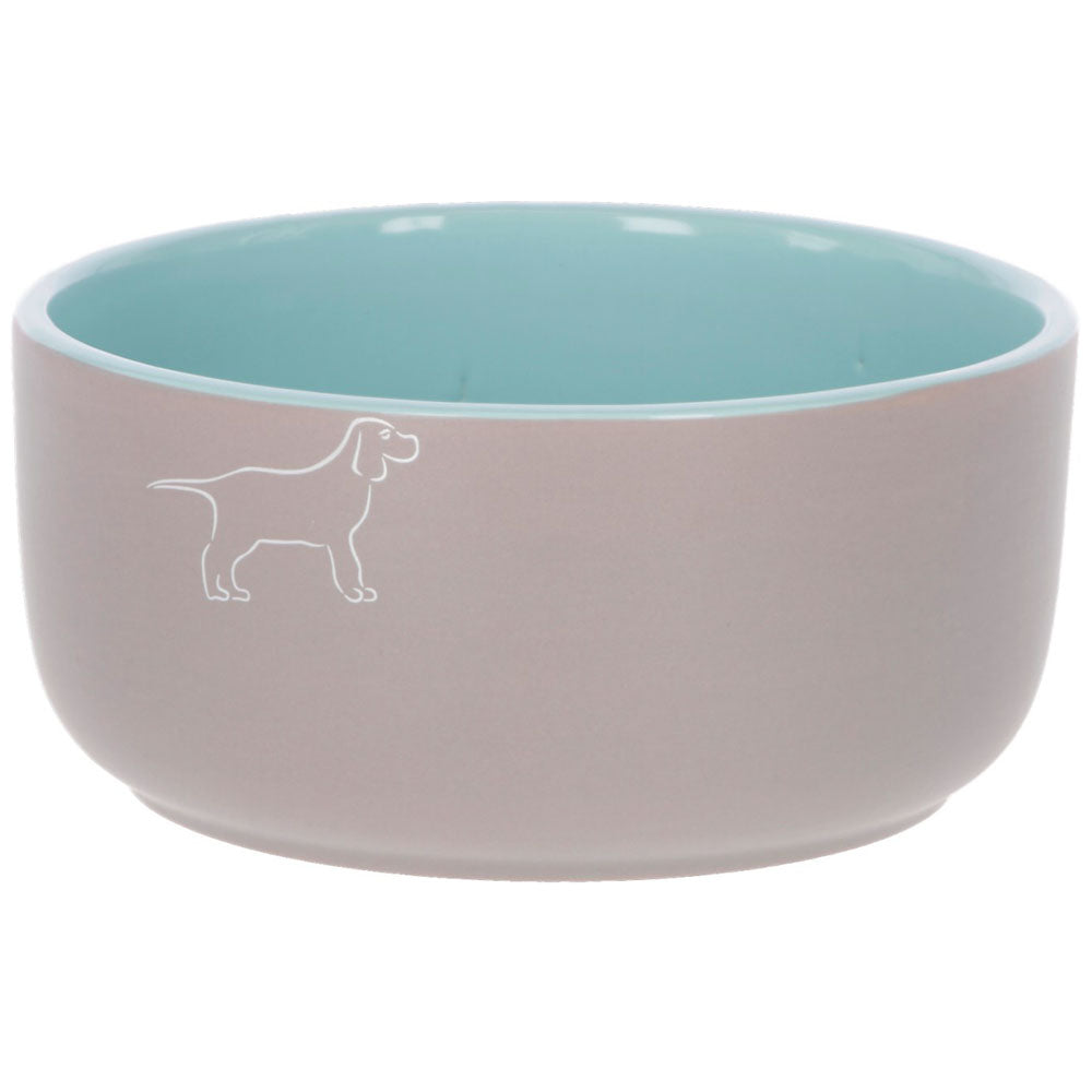 Ciotola in ceramica per cani Spirit con motivo