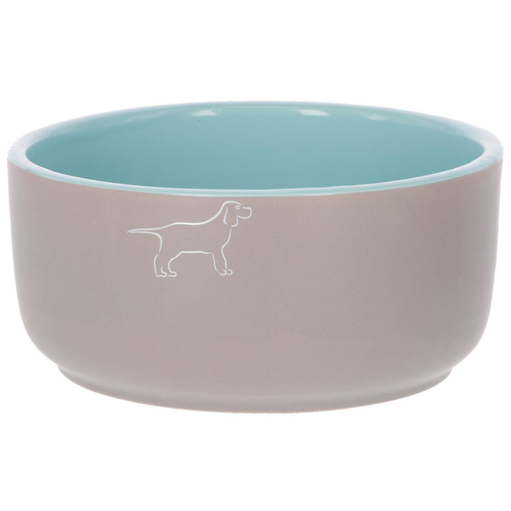 Ciotola in ceramica per cani Spirit con motivo