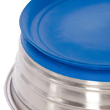 Ciotola in acciaio inox per cane con base antiscivolo a ventosa