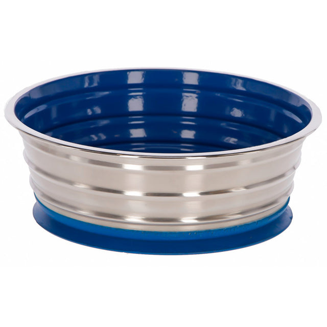 Ciotola in acciaio inox per cane con base antiscivolo a ventosa