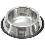 Ciotola in acciaio inox antiscivolo per cane