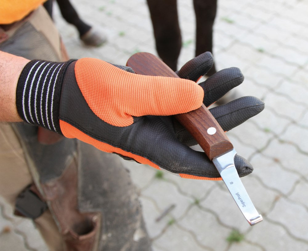 Coltello per zoccoli SuperProfi per la cura degli zoccoli dei cavalli