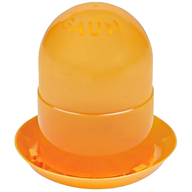 Mangime per Pulcini 2 KG (Arancione) - Alimentatore in plastica per pulcini e piccoli uccelli