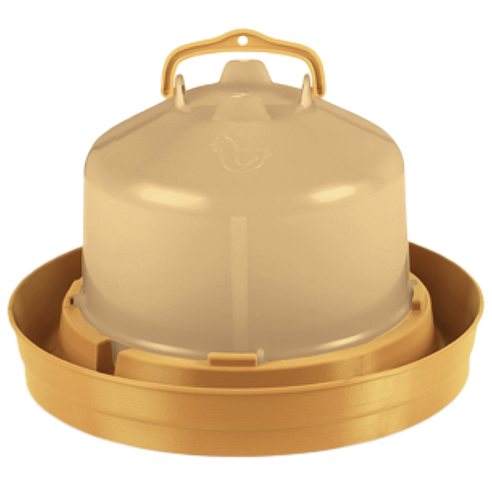 Abbeveratoio PREMIUM per Uccelli 5L (Oro) - Resistente e Funzionale