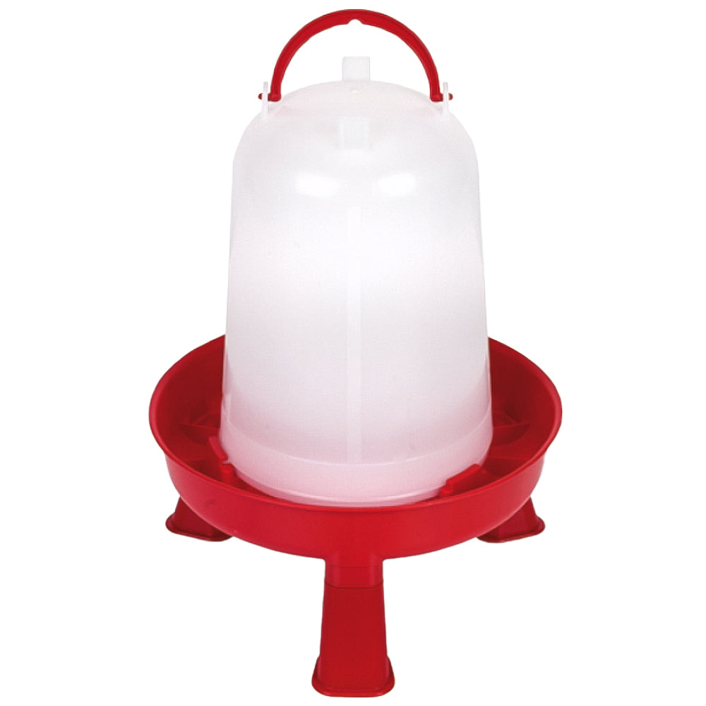 Distributore di Mangime per Polli Eco 5L con Gambe - Leggero, Durevole e Facile da Usare