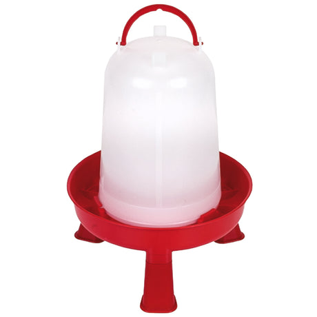 Distributore di Mangime per Polli Eco 5L con Gambe - Leggero, Durevole e Facile da Usare