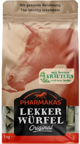 Pharmakas LEKKERWÜRFEL erbs per cavalli 1 kg