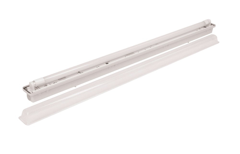 Plafoniera per tubi LED, per ambienti umidi