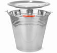 Secchio Leggero in Acciaio Inox per Cera 20L