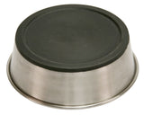 Ciotola in acciaio inox con fondo in gomma antiscivolo per cani e gatti