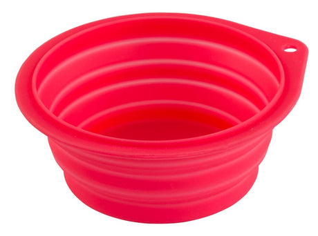 Silicone travel bowl for dogs and cats