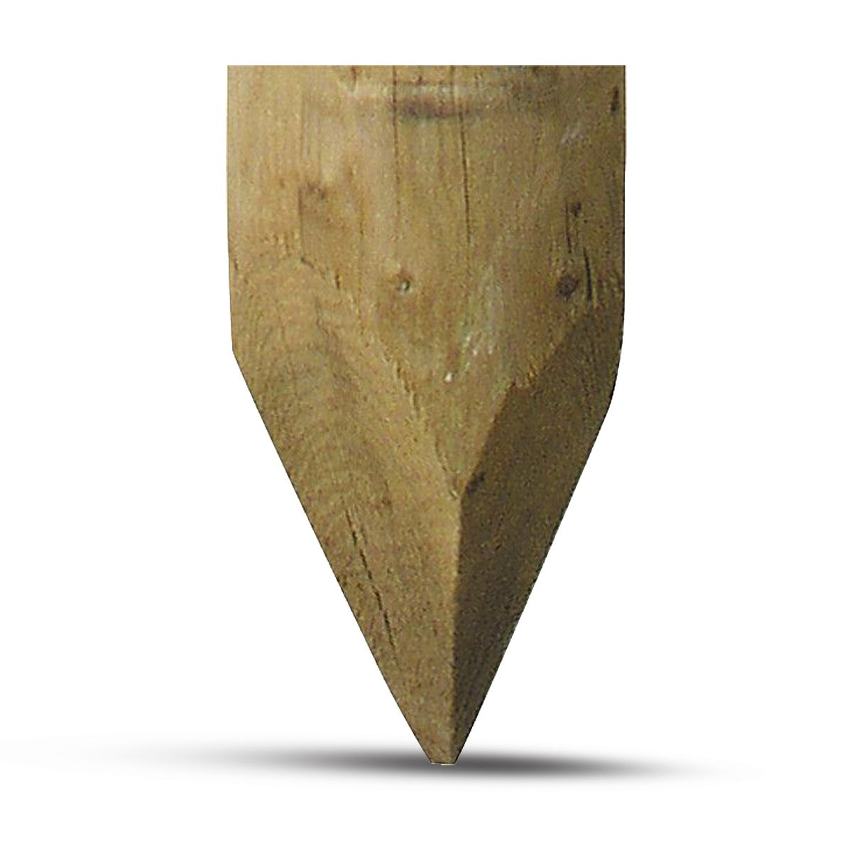 Holzpfosten, 2,25 m, imprägniert, gespitzt, d=16-18 cm