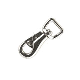 Galvanized carabiner with swivel ring for animals