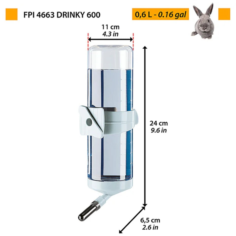 FPI 4663 Drinky 600 Borraccia per Piccoli Animali