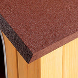 Ferplast Domus Cuccia per Cani in Legno – Casetta da Esterno in Pino Nordico Certificato FSC – Riparo Isolato per Animali con Ingresso Anti-morso, Tetto Apribile per Facile Pulizia