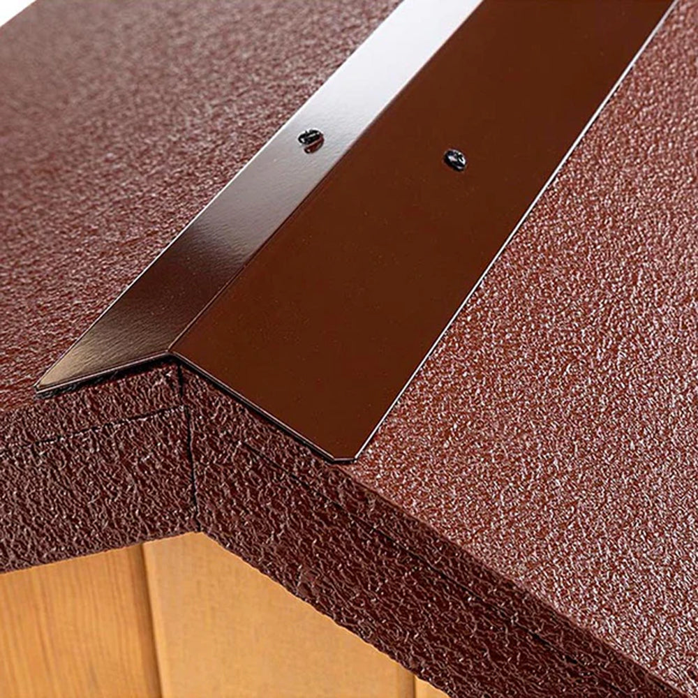 Ferplast Domus Cuccia per Cani in Legno – Casetta da Esterno in Pino Nordico Certificato FSC – Riparo Isolato per Animali con Ingresso Anti-morso, Tetto Apribile per Facile Pulizia