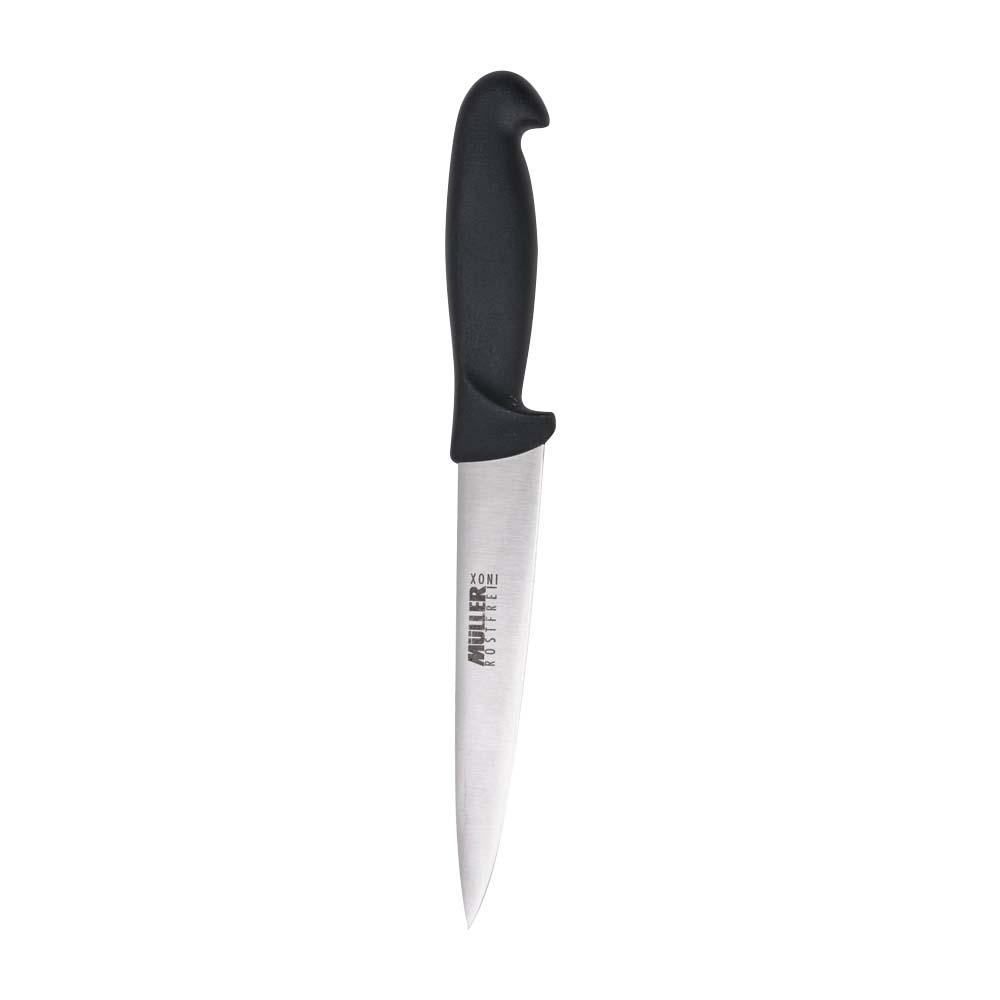 Muller Coltello da macellaio in acciaio inox con manico in plastica 18 cm