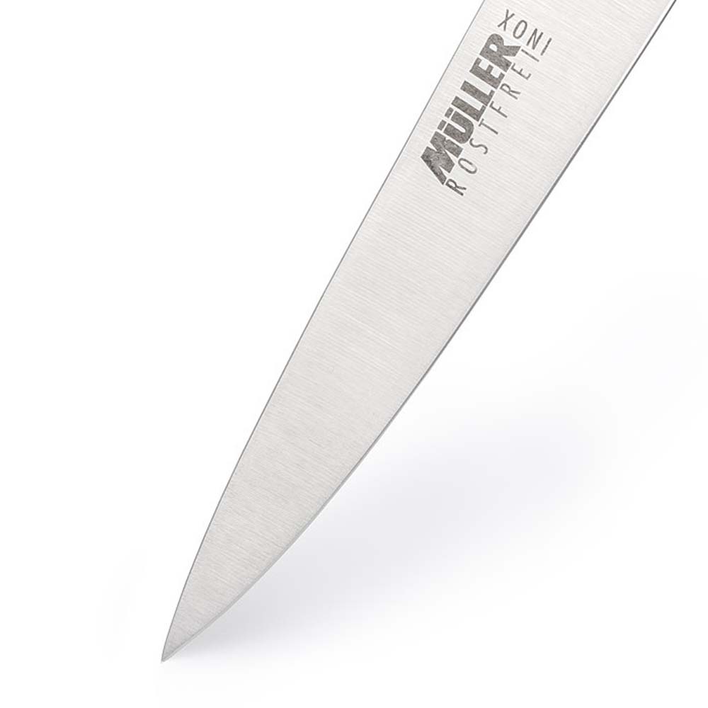 Muller Coltello da macellaio in acciaio inox con manico in plastica 18 cm