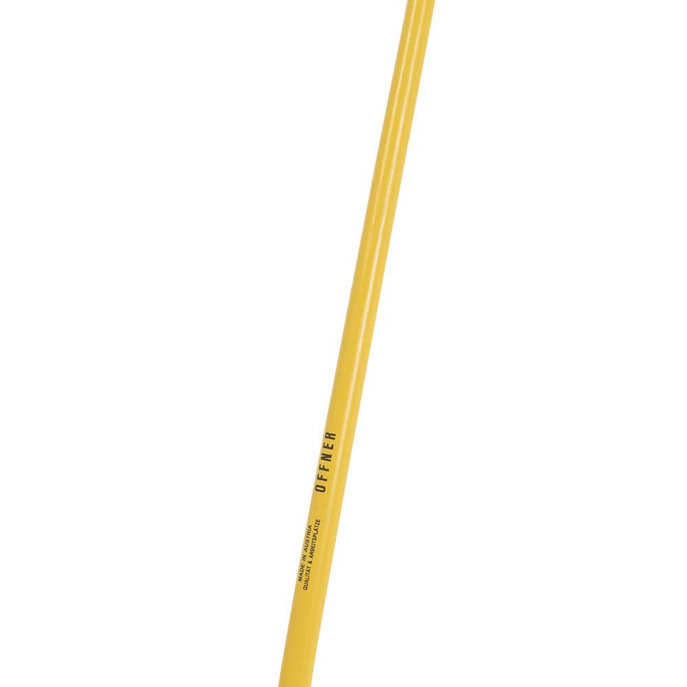 Universal snow shovel in resistant aluminum alloy with wooden handle