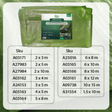Agritura Green Tarpaulin 180g/m²