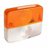 Lente a Ricambio Compatibile con Fiat - Plastica Gialla/Arancione