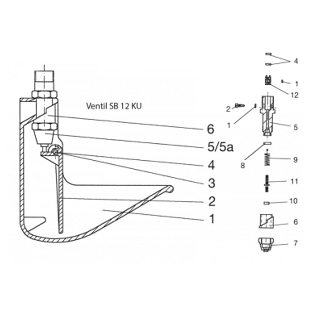 Drinking trough for sheep Mod. Sb12Ku