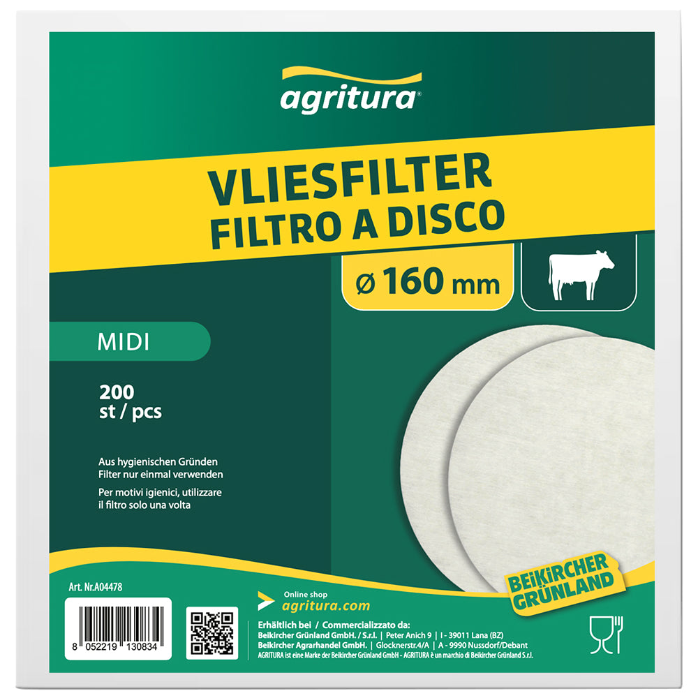 Agritura Filtri del latte 200st