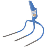 Forcone in acciaio per letame con attacco a molla senza manico