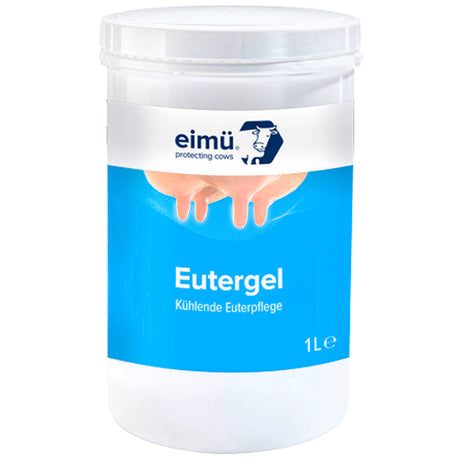 EUTERGEL Eimü Gel Rinfrescante per Cura della Mammella di Mucche e Bovini – 1 Litro