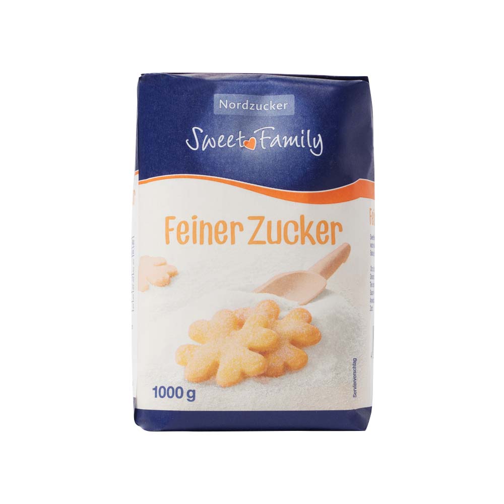 SweetFamily Feiner Zucker 1kg, 25Kg