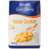 SweetFamily Feiner Zucker 1kg, 25Kg