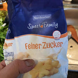 SweetFamily Feiner Zucker 1kg, 25Kg