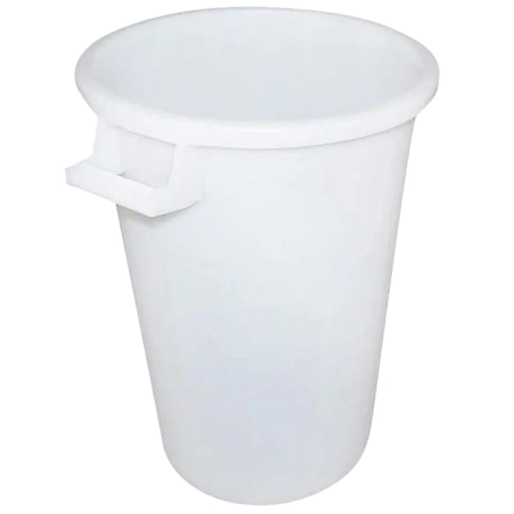 White garbage bin 50lt, 75lt and 100lt