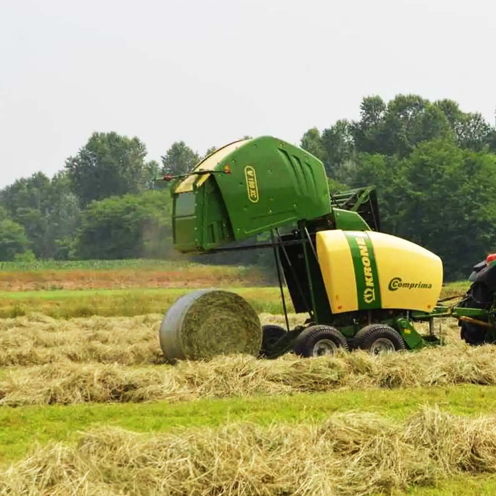 Bale packaging net for mini baler