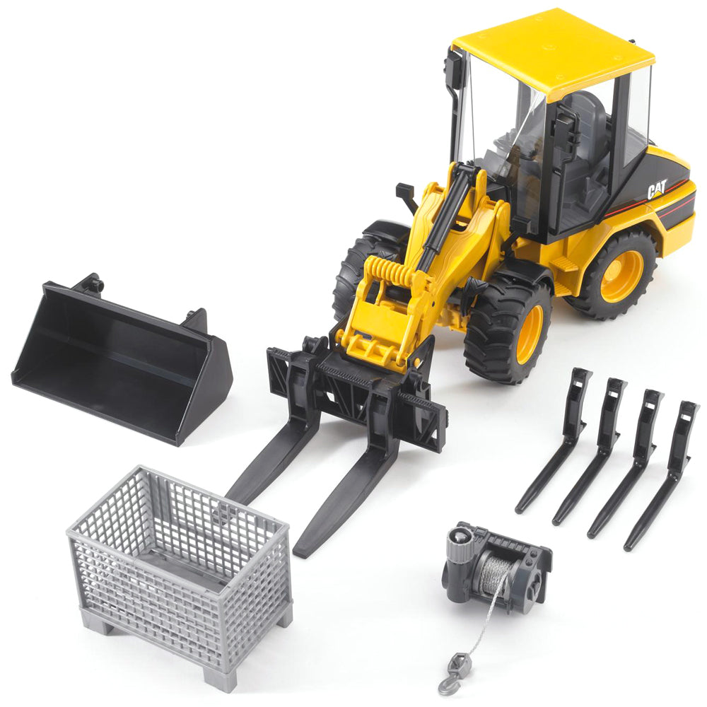 Bruder Caricatore Frontale con Argano Forche per Fieno e Pallet