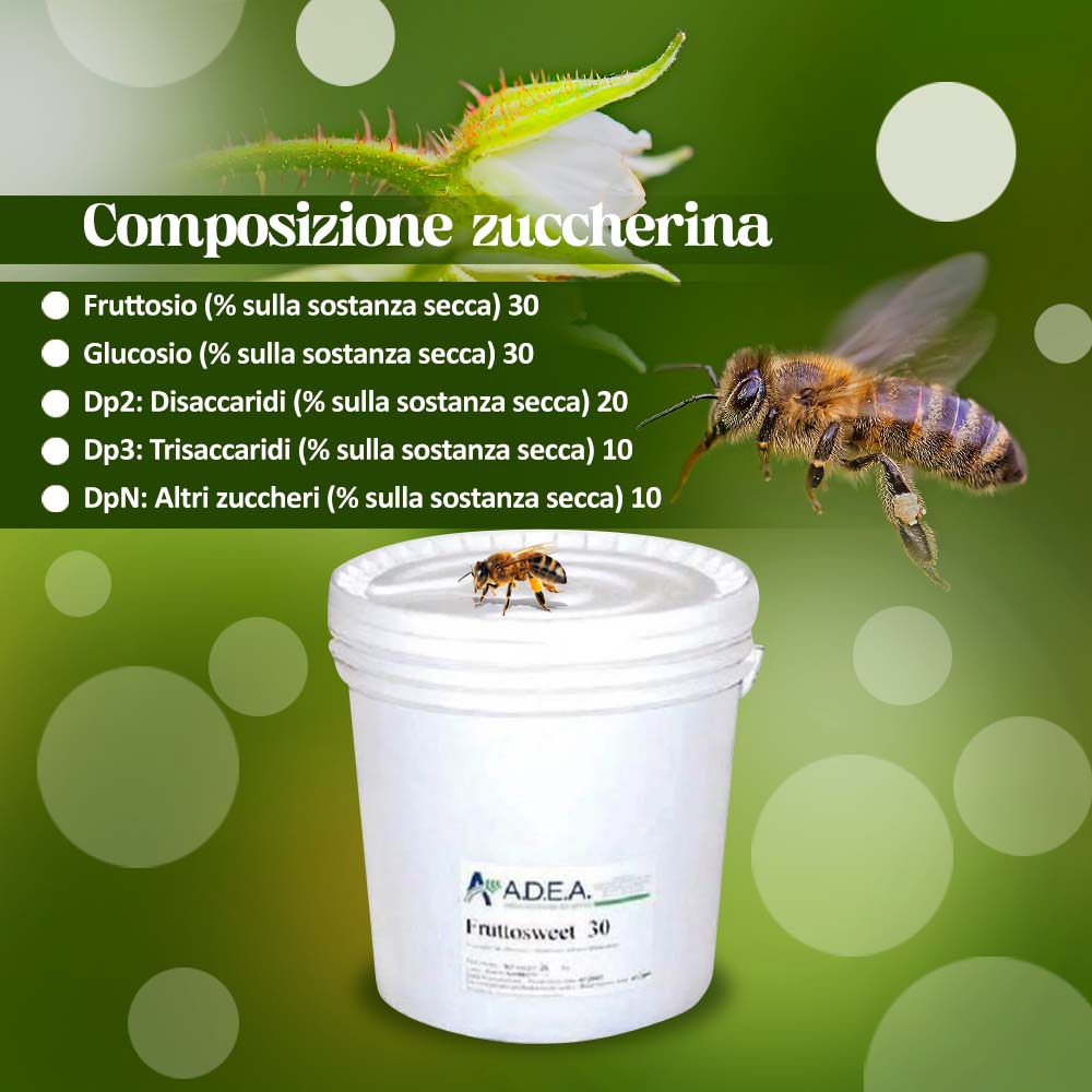 Fruttosweet 30 Sciroppo Per L'alimentazione Delle Api 25 Kg