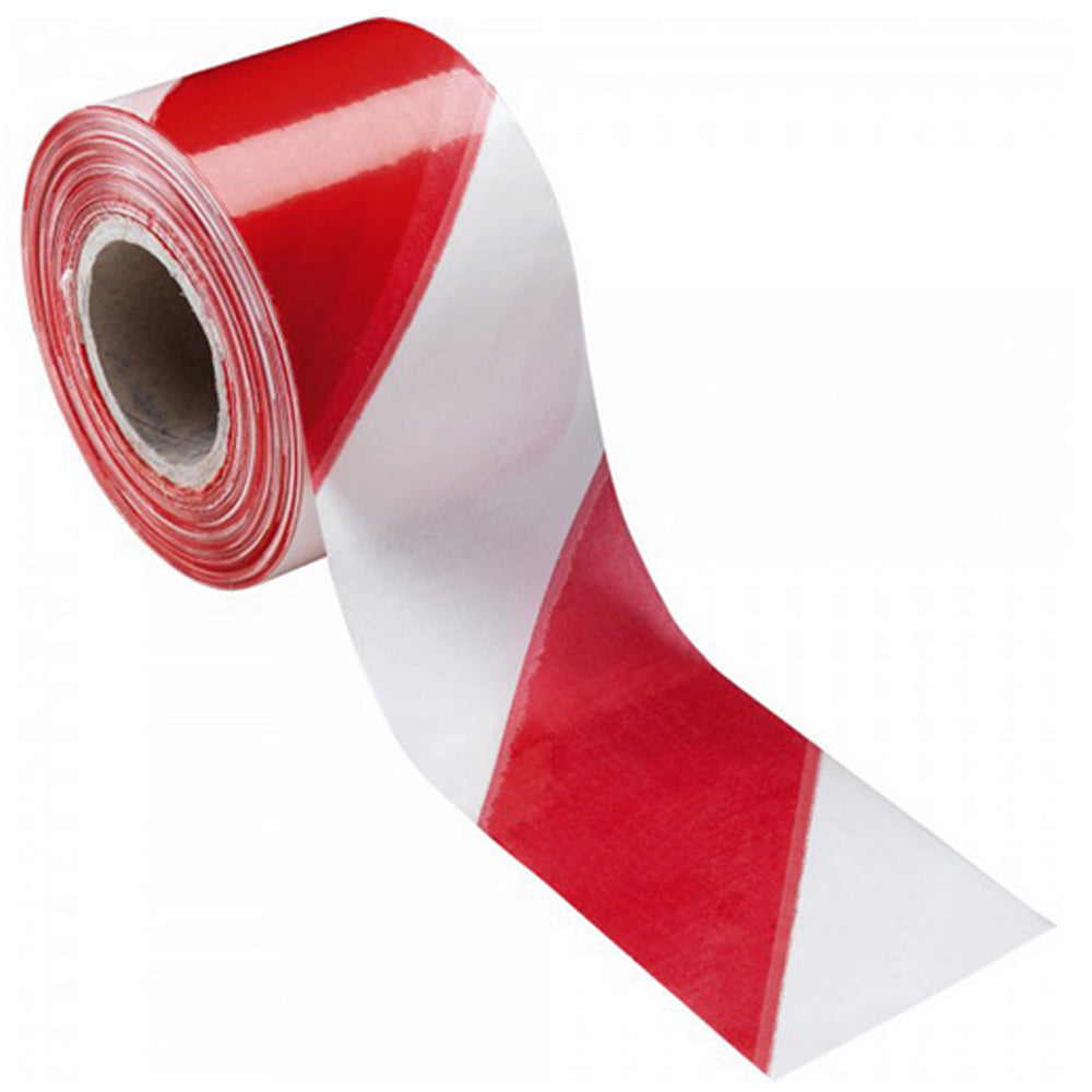 Nastro Segnaletico Bianco-Rosso 200m